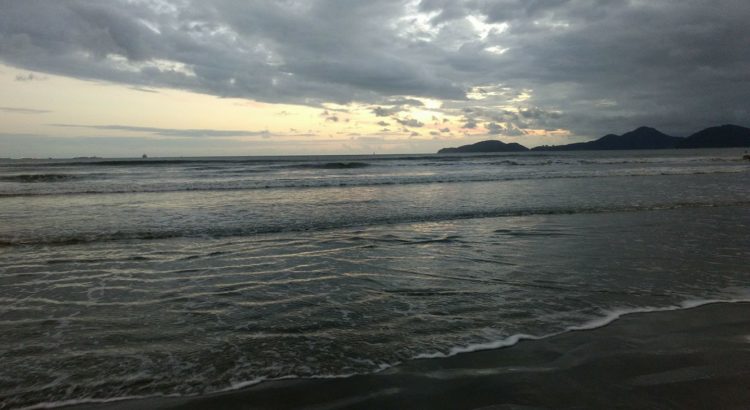 Praia de Santos, fim de tarde